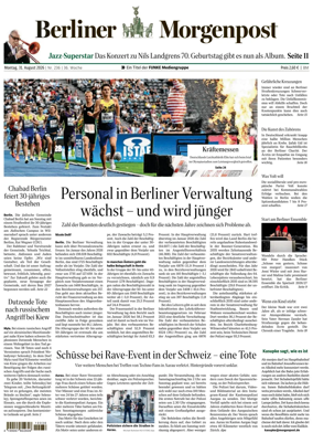 Cover of Berliner Morgenpost