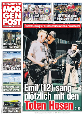 Cover of Chemnitzer Morgenpost