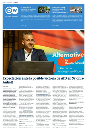 Cover of Deutsche Welle (Spanish edition)