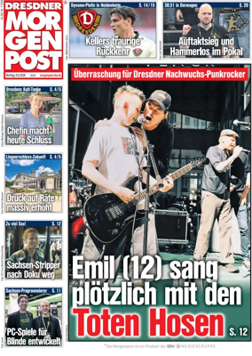 Cover of Dresdner Morgenpost