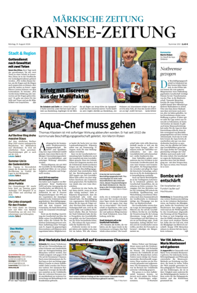 Cover of Gransee-Zeitung