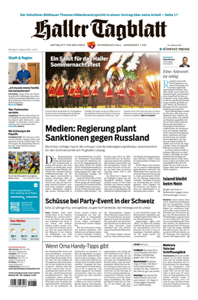 Cover of Haller Tagblatt