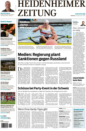 Cover of Heidenheimer Zeitung