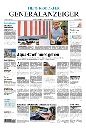 Cover of Hennigsdorfer Generalanzeiger