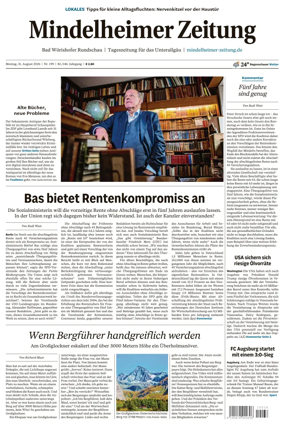 Cover of Mindelheimer Zeitung