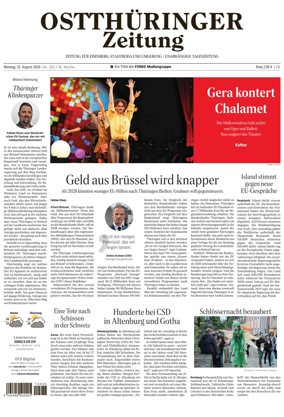 Cover of Ostthuringer Zeitung (Saale-Holzland-Kreis)