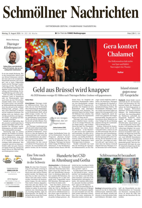Cover of Ostthuringer Zeitung (Schmolln)