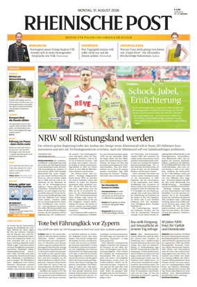 Cover of Rheinische Post Krefeld Kempen
