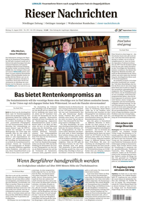 Cover of Rieser Nachrichten