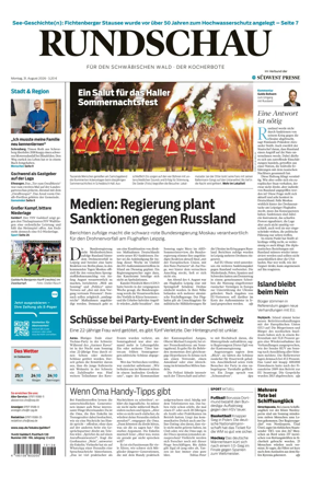 Cover of Rundschau fur den Schwabischen Wald – Der Kocherbote