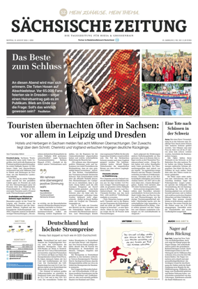 Cover of Sachsische Zeitung (Riesa & Grossenhain)