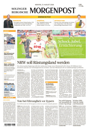 Cover of Solinger Bergische Morgenpost/Remscheid
