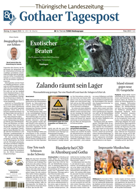 Cover of Thuringische Landeszeitung (Gotha)
