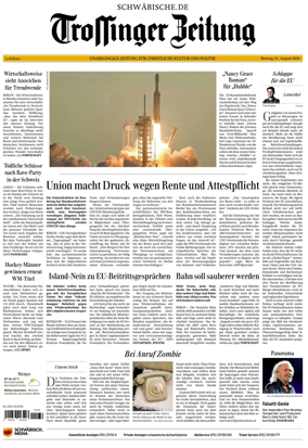 Cover of Trossinger Zeitung