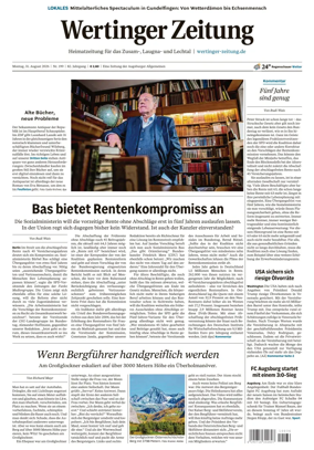 Cover of Wertinger Zeitung