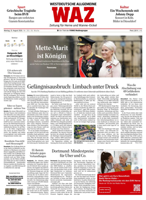 Cover of Westdeutsche Allgemeine Zeitung (Herne)