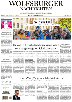 Cover of Wolfsburger Nachrichten (Wolfsburg-Gifhorn)