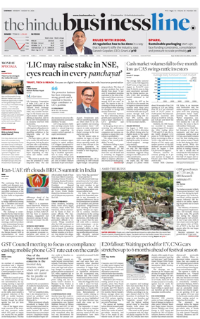 Cover of BusinessLine (Chennai)