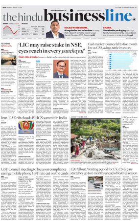 Cover of BusinessLine (Delhi)