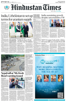 Cover of Hindustan Times ST (Jaipur)