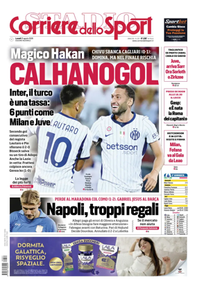 Cover of Corriere dello Sport