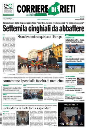 Cover of Corriere di Rieti