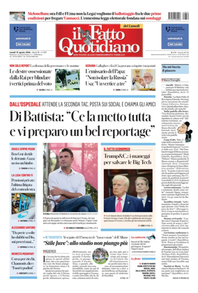 Cover of Il Fatto Quotidiano