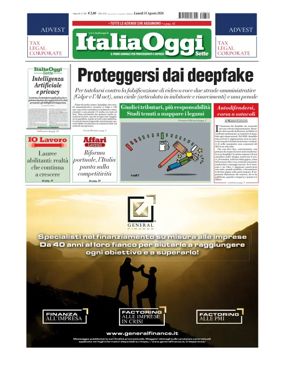 Cover of ItaliaOggi Sette
