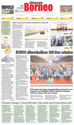 Cover of Utusan Borneo (Sarawak)
