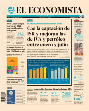 Cover of El Economista (Mexico)