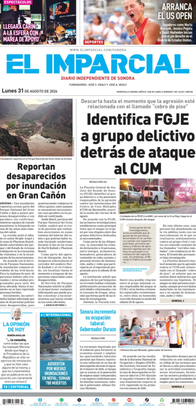 Cover of El Imparcial
