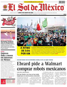 Cover of El Sol de Mexico