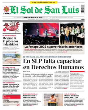 Cover of El Sol de San Luis Potosi