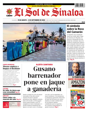 Cover of El Sol de Sinaloa