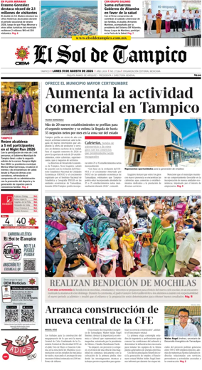 Cover of El Sol de Tampico