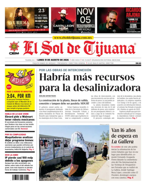 Cover of El Sol de Tijuana