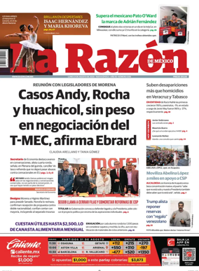 Cover of La Razon de Mexico