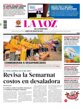 Cover of La Voz de la Frontera