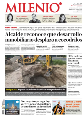 Cover of Milenio Jalisco