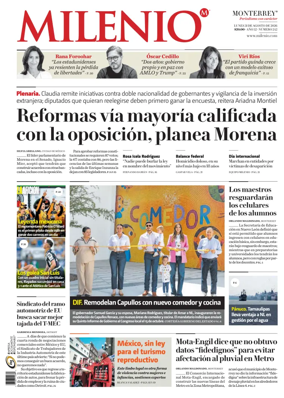 Cover of Milenio Monterrey