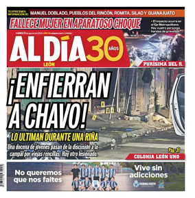 Cover of Periodico Al Dia (Leon)