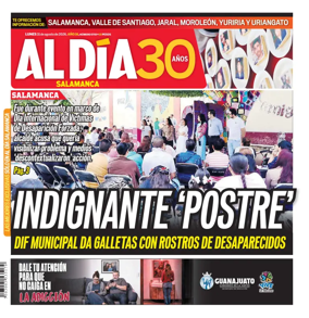 Cover of Periodico Al Dia (Salamanca)