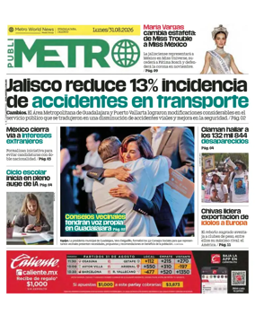Cover of Publimetro Guadalajara