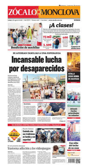 Cover of Zocalo Monclova