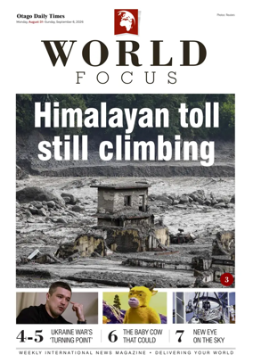 Cover of Otago Daily Times-World Focus