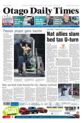 Cover of Otago Daily Times