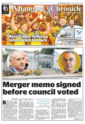 Cover of Whanganui Chronicle