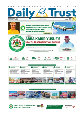 Cover of Daily Trust