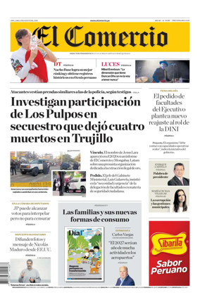Cover of Diario El Comercio