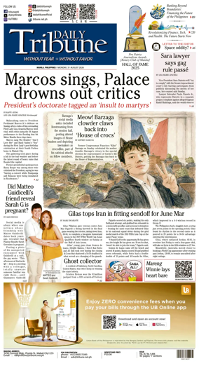 Cover of Daily Tribune (Philippines)